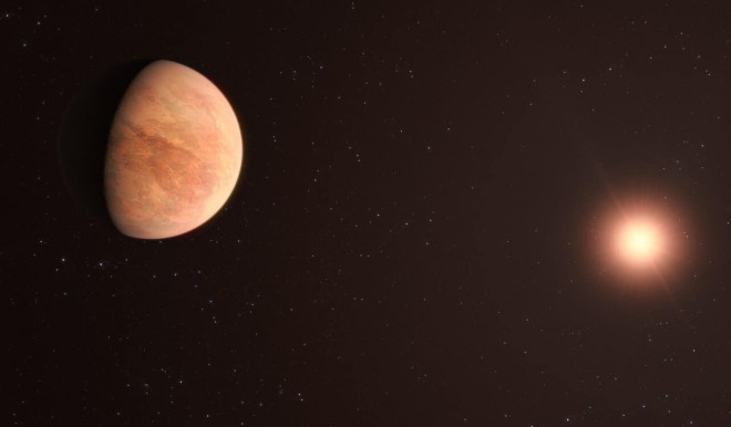 Hệ L 98-59 với "Trái Đất thu nhỏ" và sao mẹ là một ngôi sao lùn đỏ - Ảnh đồ họa từ NASA
