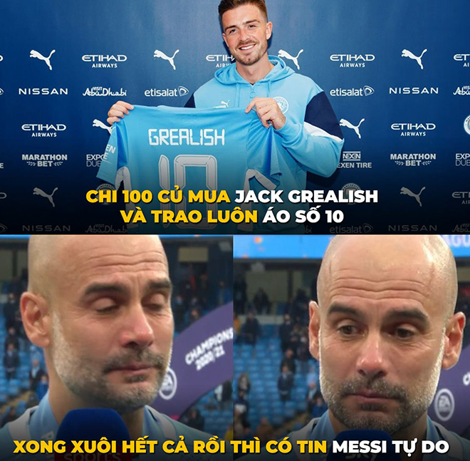 Man City chốt xong "bom tấn" trăm triệu thì Pep sững sờ nghe tin Messi ra đi tự do.