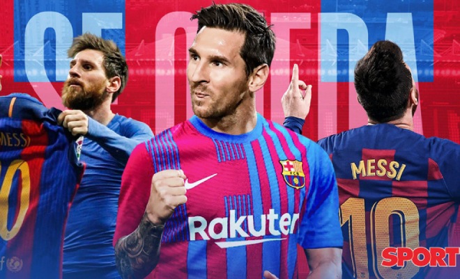 Barca sẽ phải tìm kiếm người thay thế Messi mặc áo số 10 huyền thoại