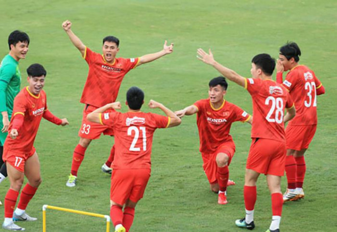 &nbsp;Đội tuyển Việt Nam tích cực tập luyện hướng đến vòng loại thứ 3 World Cup 2022.