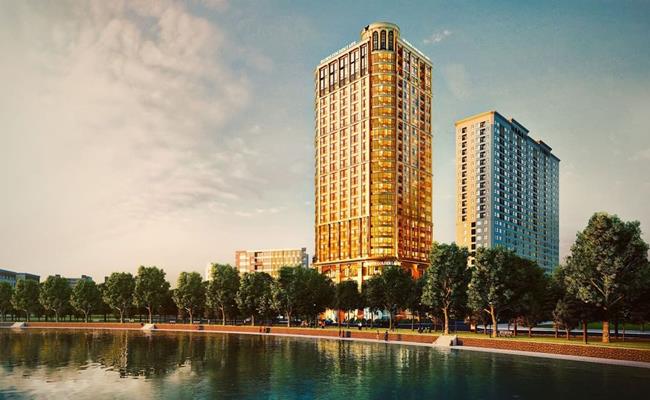 Khách sạn Dolce by Wyndham – HaNoi Golden Lake chính là công trình dát vàng của Việt Nam “gây sốt” trên báo Trung. 
