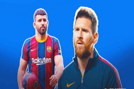 Cực sốc Barca “cạn tàu ráo máng”, Messi vừa đi đã tính đuổi bạn thân Aguero