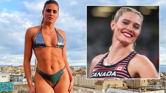 Alysha Newman, nữ VĐV Canada đến Tokyo với hy vọng giành HCV nhảy sào Olympic nhưng bị loại tức tưởi ở vòng bảng. Người đẹp sau đó thất vọng nói rằng cô đã không có phong độ tốt nhất trong cả năm 2021