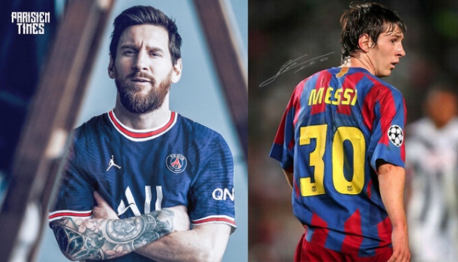 Tại PSG, Messi sẽ chọn số 30, số áo được anh mặc trong 2 năm đầu chơi cho&nbsp;đội 1&nbsp;Barca