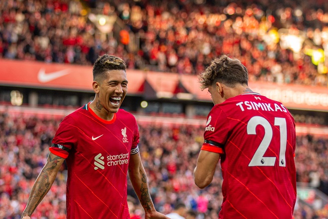 Firmino lập cú đúp cho Liverpool