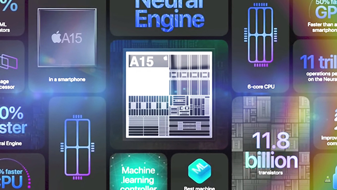 iPhone 13 sẽ được cung cấp sức mạnh bởi chip xử lý A15 Bionic.