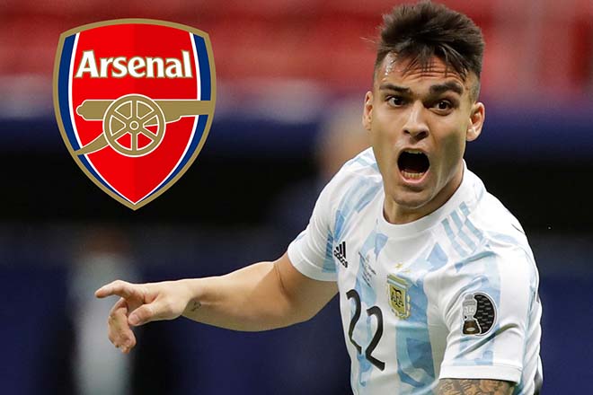 Lautaro Martinez nằm trong tầm ngắm của Arsenal