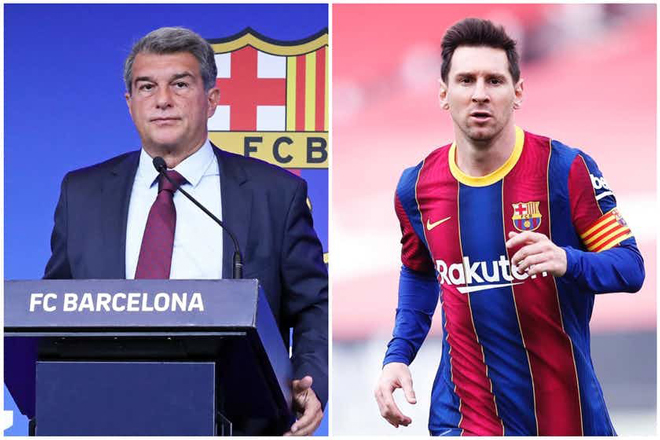 Chủ tịch&nbsp;Laporta bị gây sức ép trong quyết định về tương lai của Messi