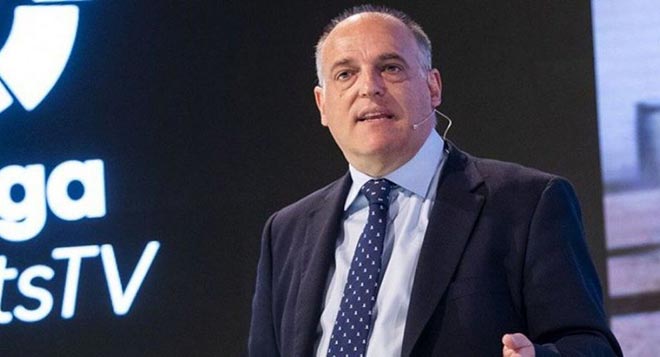 Chủ tịch La Liga Javier Tebas bị kiện vì bản hợp đồng ký với CVC kéo dài 50 năm