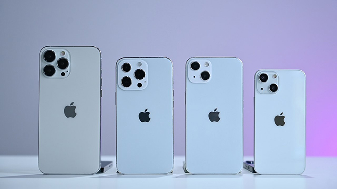 Ảnh concept bộ tứ iPhone 13.