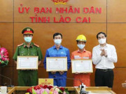 Tin tức trong ngày - Những người hùng cứu người mắc kẹt trong cửa hàng gas bị cháy nhận phần thưởng đặc biệt