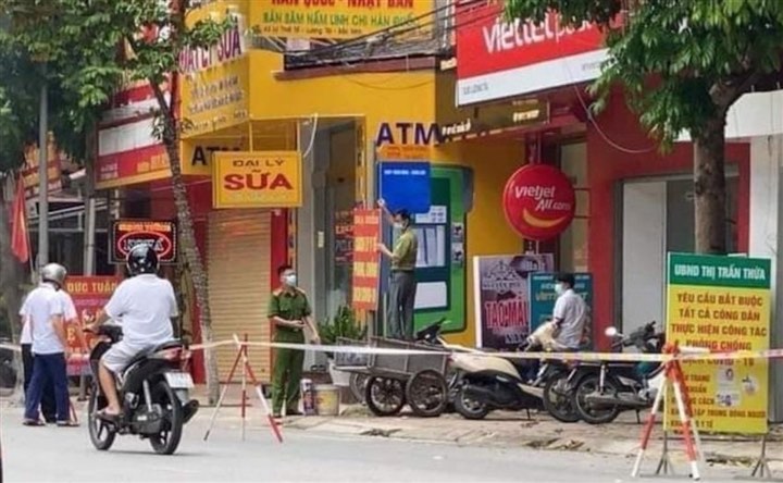 Cửa hàng Viettel Post nơi có 9 ca dương tính với SARS-CoV-2