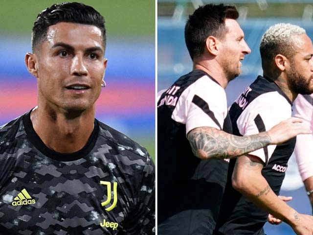 PSG được đồn đoán muốn kết hợp Ronaldo và Messi