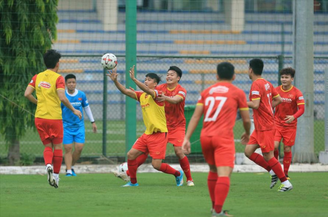 Đội tuyển Việt Nam tích cực chuẩn bị cho Vòng loại thứ 3 World Cup 2022 ảnh: Anh Đoàn