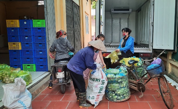 Nông sản tuy không phải sản phẩm có giá trị cao nhưng cũng là máu thịt của bà con nông dân. Giáp pháp tiêu thụ của chính quyền địa phương không chỉ giúp bà con giảm bớt nỗi lo kinh tế mà còn góp phần trong công tác phòng chống dịch.