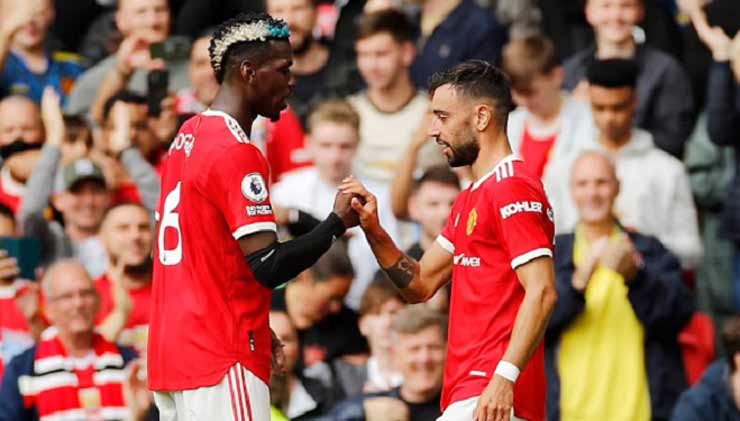 Paul Pogba và Bruno Fernandes tỏa sáng giúp MU vùi dập Leeds United 5-1