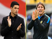 Bóng đá - Arsenal âu lo đại chiến Chelsea: Arteta dễ bị sa thải, Conte chờ thay thế