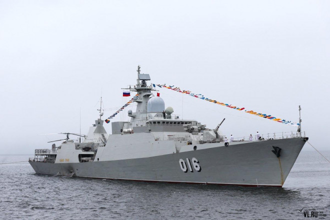 Chiến hạm 016 Quang Trung. Ảnh: Vl.ru