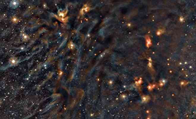 Khu vực hình thành sao trong chòm Xà Phu - ảnh: ESO