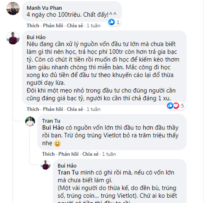 Những người ủng hộ thì cho rằng theo học sẽ có thêm những kiến thức mới - Ảnh chụp màn hình