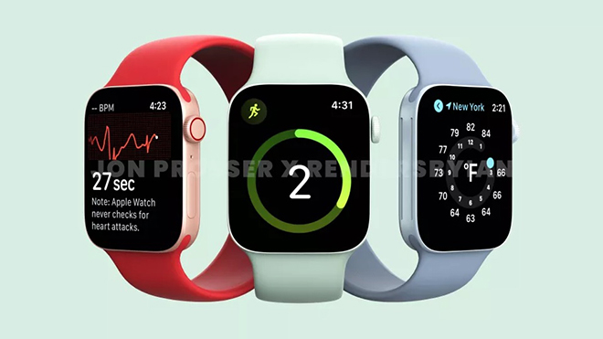 Apple Watch Series 7 sẽ tăng cường các tính năng bảo vệ sức khỏe.