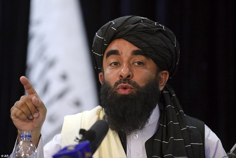 Zabihullah Mujahid, phát ngôn viên cấp cao nhất của Taliban.