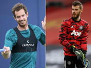 Bóng đá - De Gea trổ tài tennis mơ dự US Open đấu Djokovic, Murray ngỏ ý giúp sức