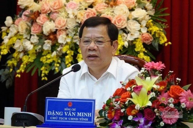 Ông Đặng Văn Minh, Chủ tịch UBND tỉnh Quảng Ngãi