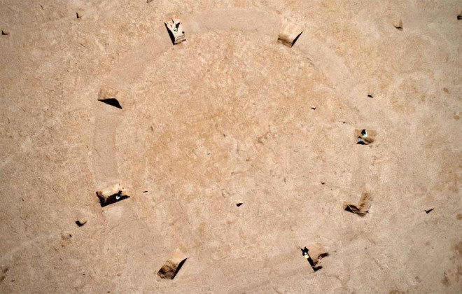 Vòng tròn nghi lễ được khai quật tại khu vực - Ảnh: Albion Archaeology