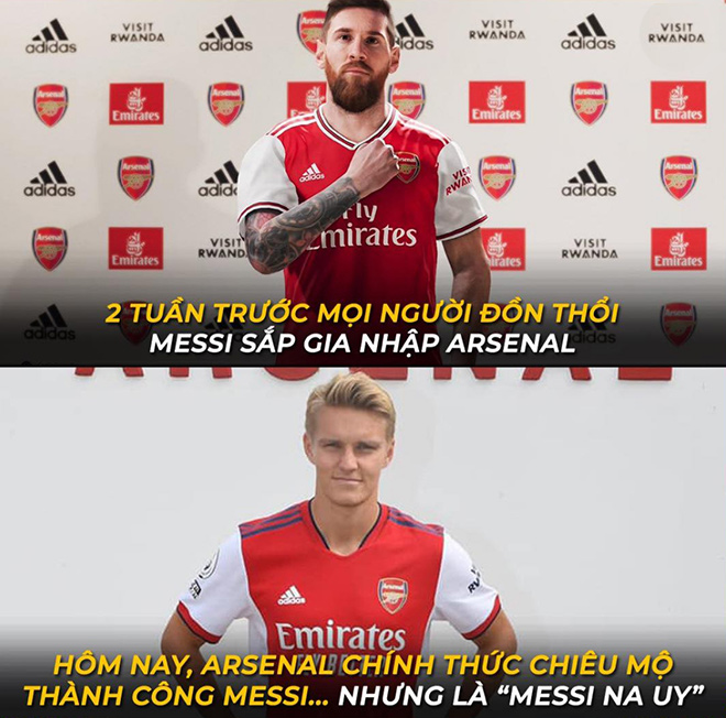 Cuối cùng Arsenal cũng chiêu mộ thành công "Messi".