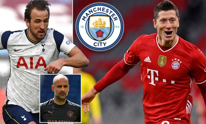 Pep đã lường trước khả năng Man City không thể mua Harry Kane, đồng thời phủ nhận tin đồn về Lewandowski