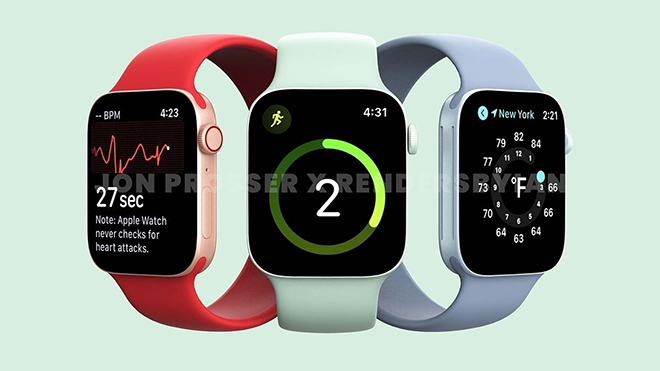 Ảnh concept&nbsp;Apple Watch Series 7.