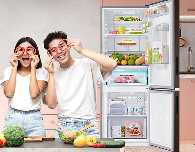 Tủ lạnh Samsung.