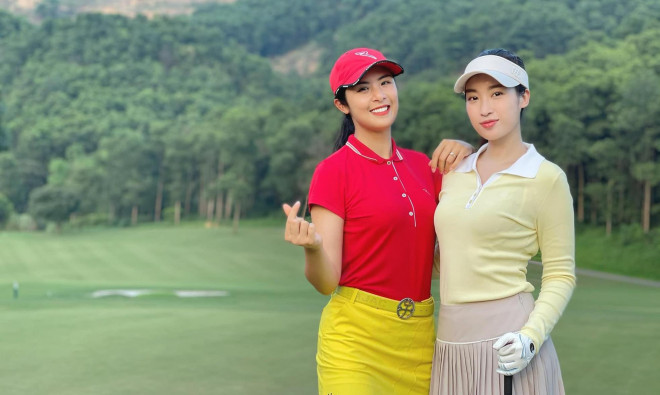 Thời trang đánh golf năng động mà vẫn quyến rũ của dàn Hoa hậu, Á hậu Việt - 2