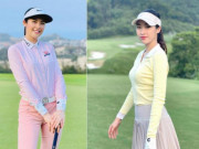 Thời trang - Thời trang đánh golf năng động mà vẫn quyến rũ của dàn Hoa hậu, Á hậu Việt