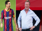 Bóng đá - Tiền đạo Barca bỏ lỡ không tưởng, Koeman ngán ngẩm thừa nhận &quot;nhớ&quot; Messi