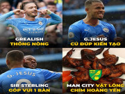 Tranh vui - Ảnh chế: Bom tấn &quot;thông nòng&quot;, Man City vùi dập đối thủ không thương tiếc