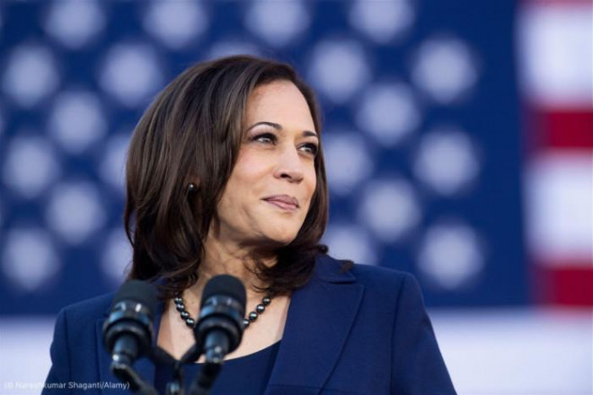 ​​​​Phó Tổng thống Mỹ Kamala Harris, 56 tuổi người da màu, gốc Nam Á (Ảnh: Theo Share America)