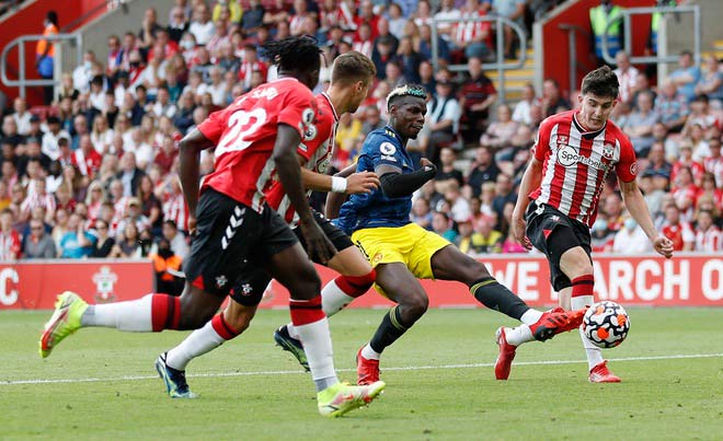 Pogba vẫn tỏa sáng nhưng MU đã mất điểm khi làm khách của Southampton