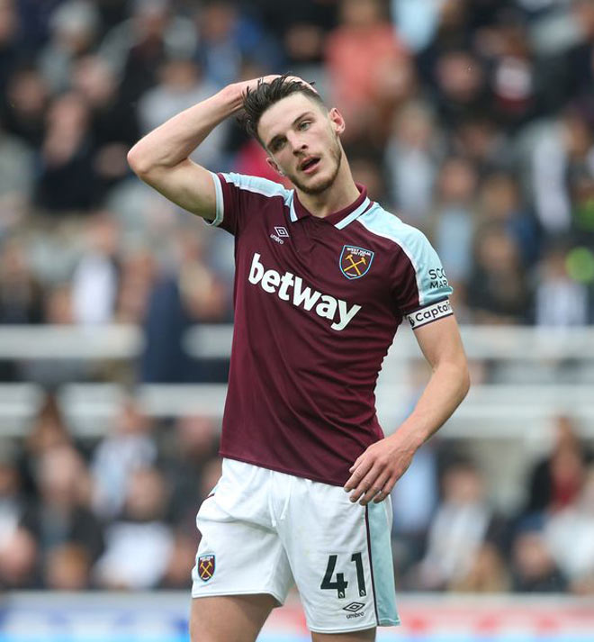 Declan Rice muốn sớm chia tay West Ham