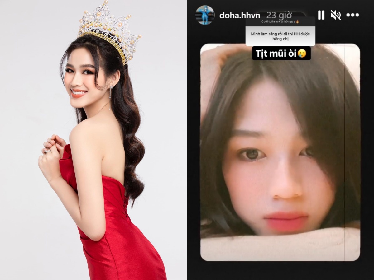 Hoa hậu Đỗ Thị Hà trả lời câu hỏi về việc chỉnh sửa ngoại hình để thi hoa hậu.