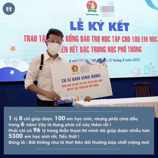 Đàm Vĩnh Hưng khẳng định phải "cố cày thêm rồi" để có tiền ủng hộ cho các em học sinh