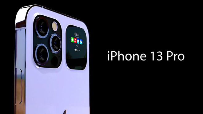 Ảnh concept iPhone 13 Pro.