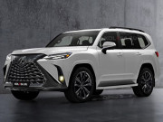 Tin tức ô tô - Lộ ảnh phác thảo Lexus LX570 thế hệ mới