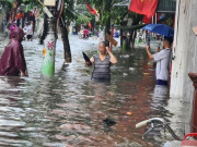 Tin tức trong ngày - Người Hải Phòng bàng hoàng sau một đêm, phố thành sông, ô tô ngập gần tới nóc