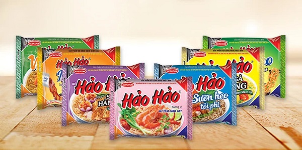 Các sản phẩm mì&nbsp;Hảo Hảo