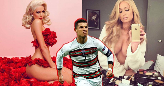 Paris Hilton người đẹp được cho là có "tình cảm 1 đêm" với Ronaldo công khai chê cầu thủ người Bồ Đào Nha kém "chuyện ấy"