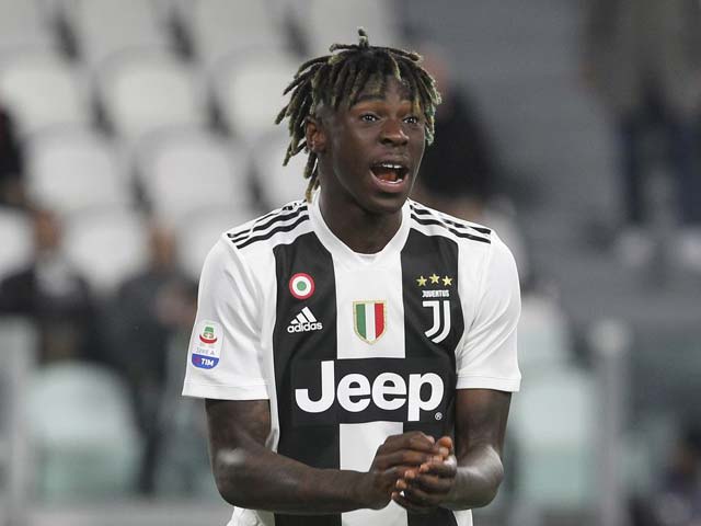 Moise Kean từng chơi cho Juventus