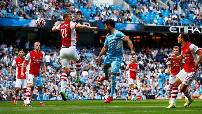 Trực tiếp bóng đá Man City - Arsenal: Thong dong có bàn thứ 5 (Hết giờ) - 1