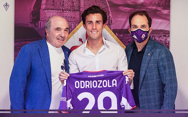 Alvaro Odriozola gia nhập Fiorentina